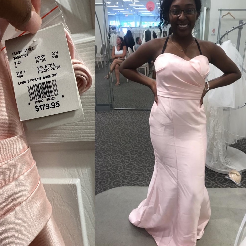Elegant pink dress
